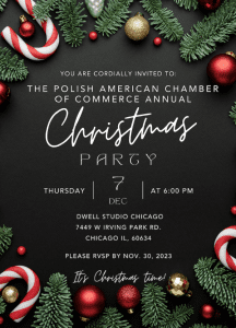 The Polish American Chamber of Commerce Annual Christmas Party @ Dwell Studio Chicago